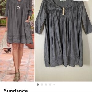 JP and MATTIE Francesca Dress XL Gauze Midi Resort Vacation Boho Cottagecore